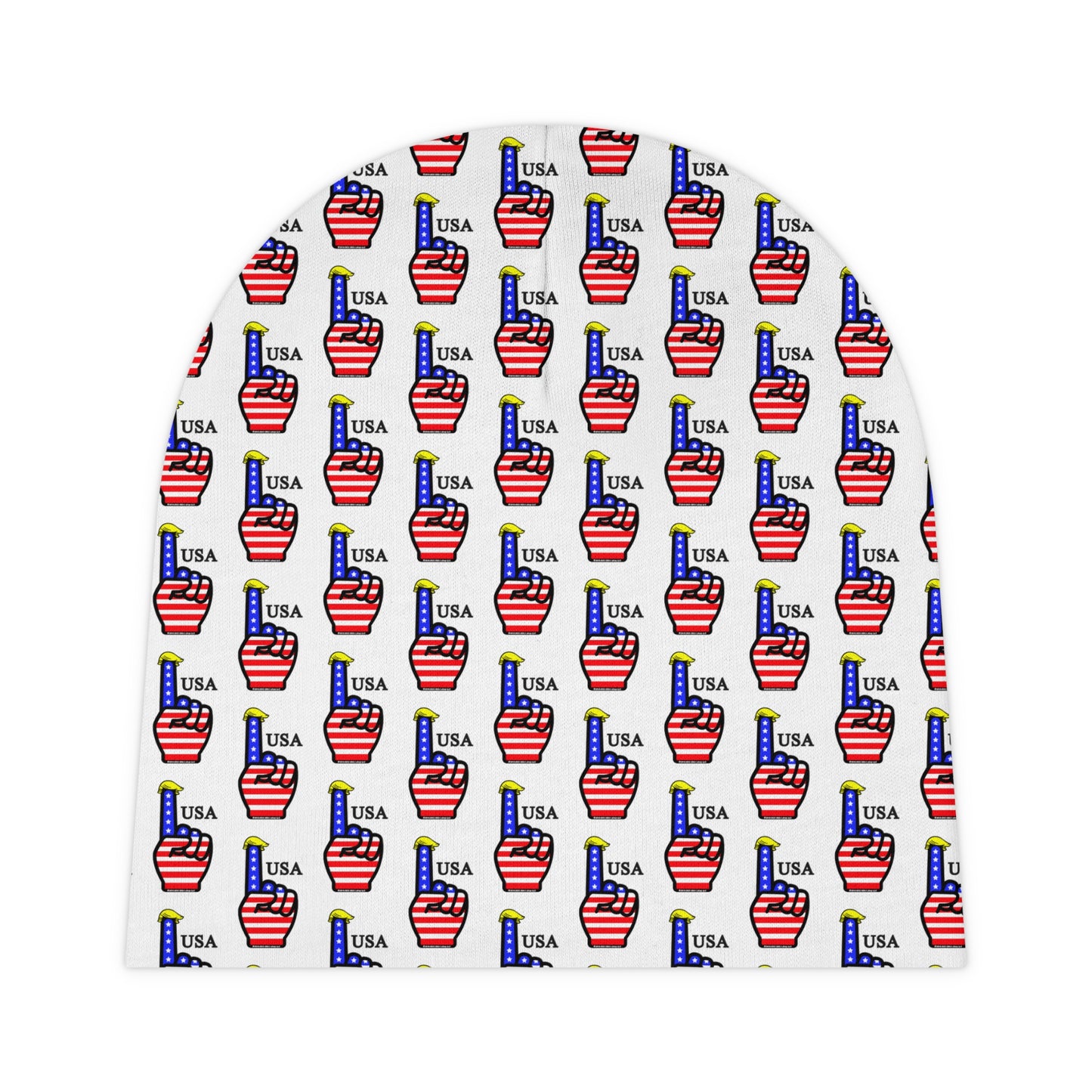 USA-1 Themed Baby Beanie, Infant Hat, Newborn Gift, Baby Shower Present, Patriotic Accessory, Toddler Headwear