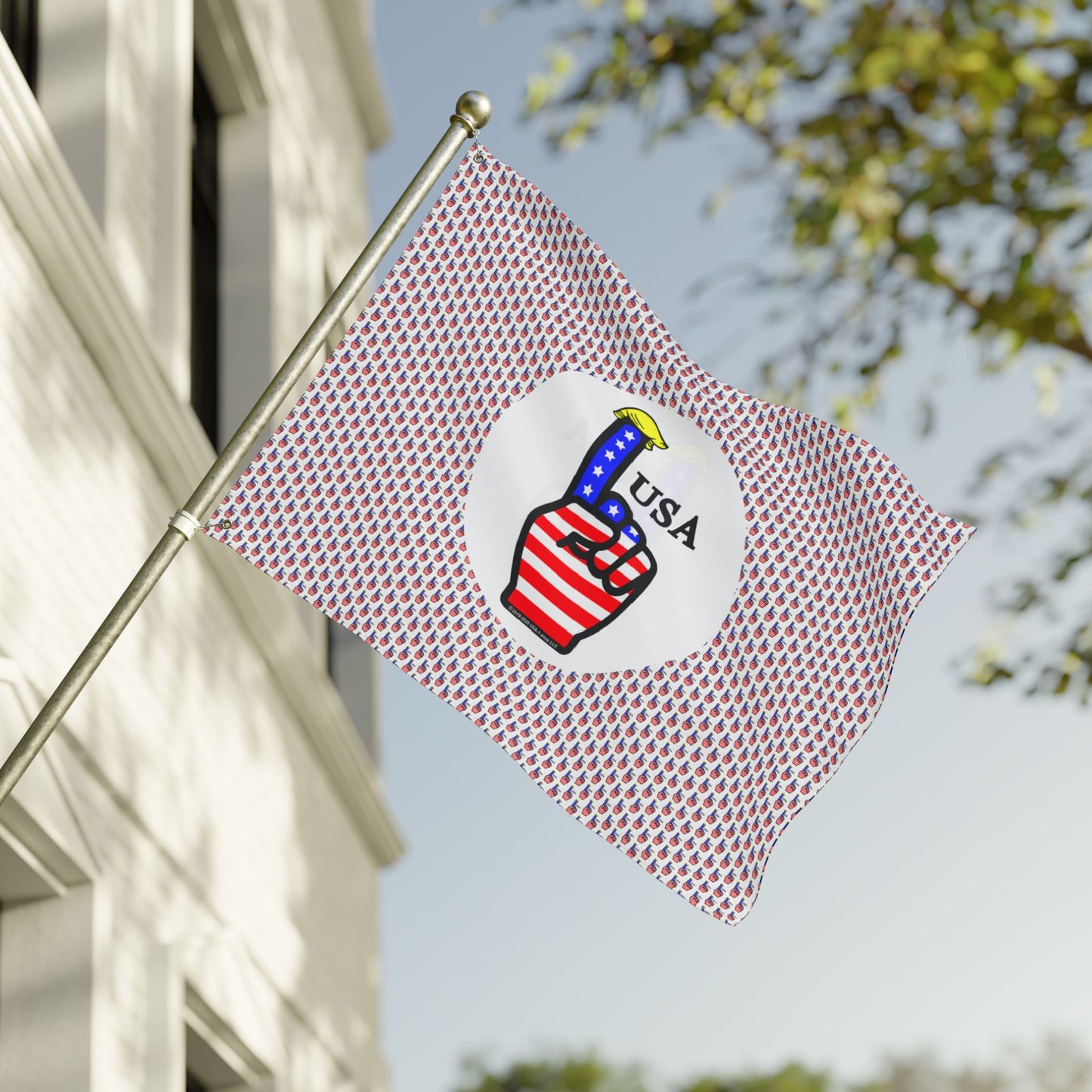 USA-1 Themed Style 2 Double-Sided Flag for Celebrations, Patriotic Decor, Sports Events, Home Garden, Outdoor Activities