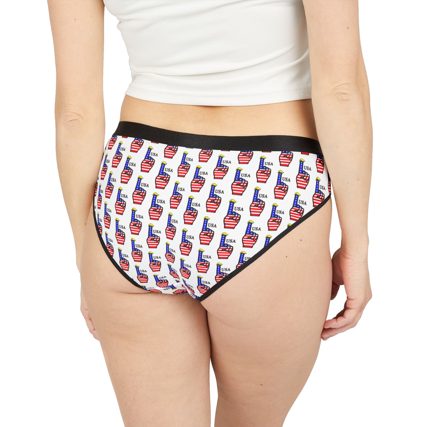 USA-1 Themed Cheerful Women's Underwear (AOP) - Fun Prints for Everyday Comfort, Lingerie Gift, Festival Wear, Weekend Vibes, Casual Essentials