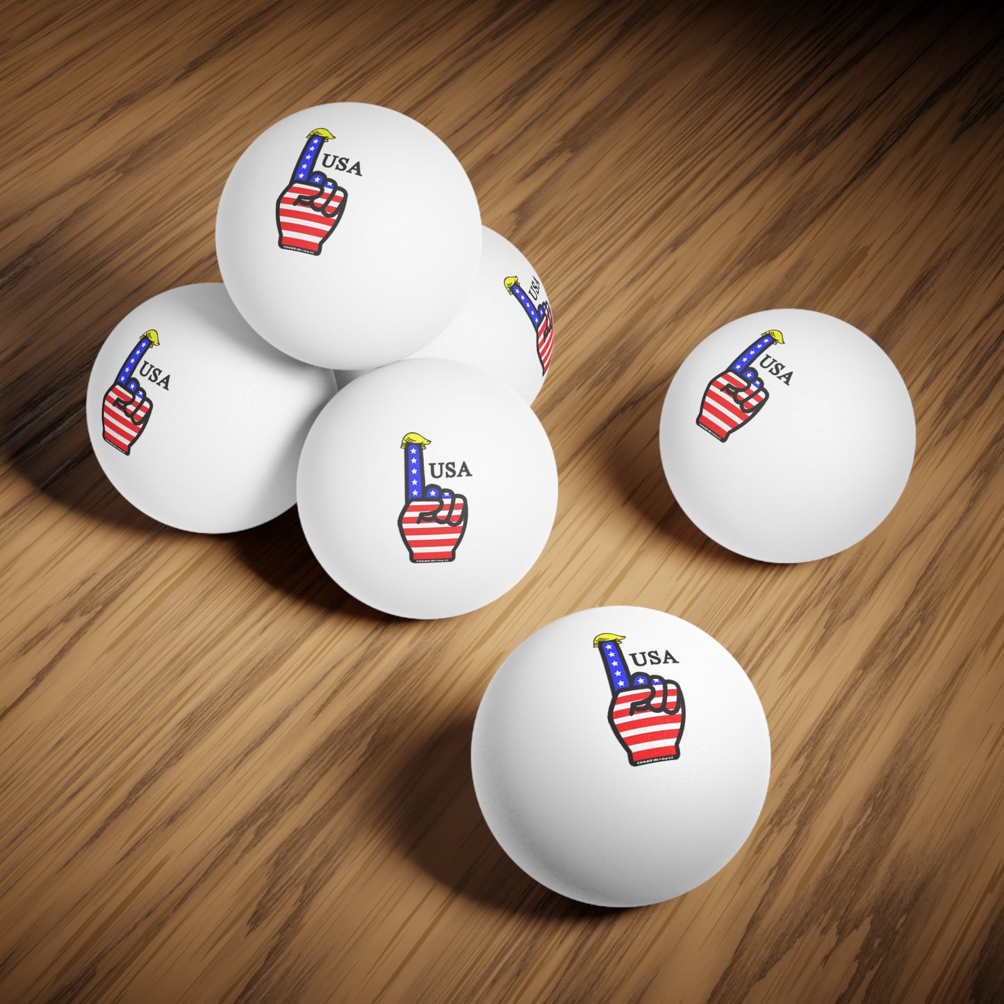 USA-1 Themed Ping Pong Balls Set, Fun Sports Party Favors, Game Night Accessories, American Themed Table Games