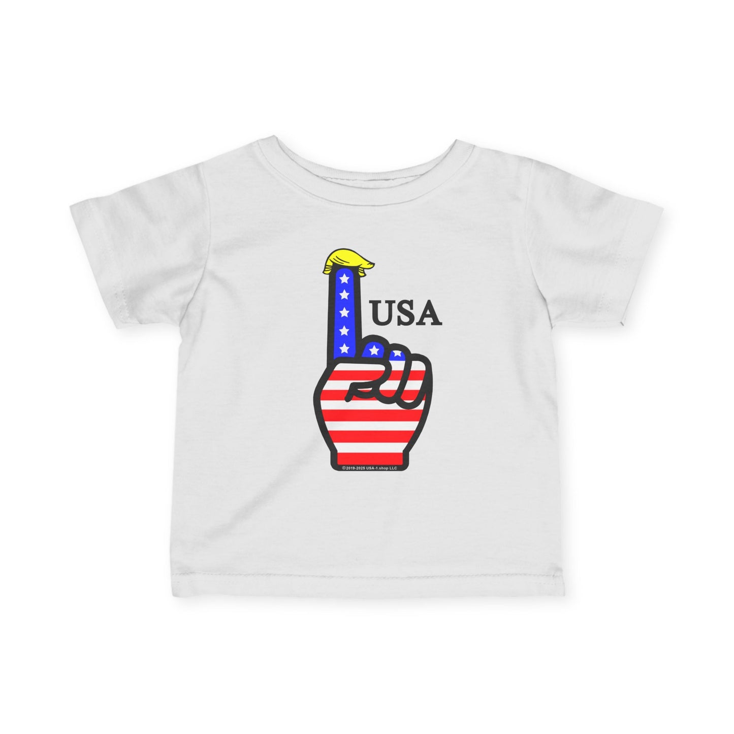 USA-1 Themed Infant Fine Jersey Tee