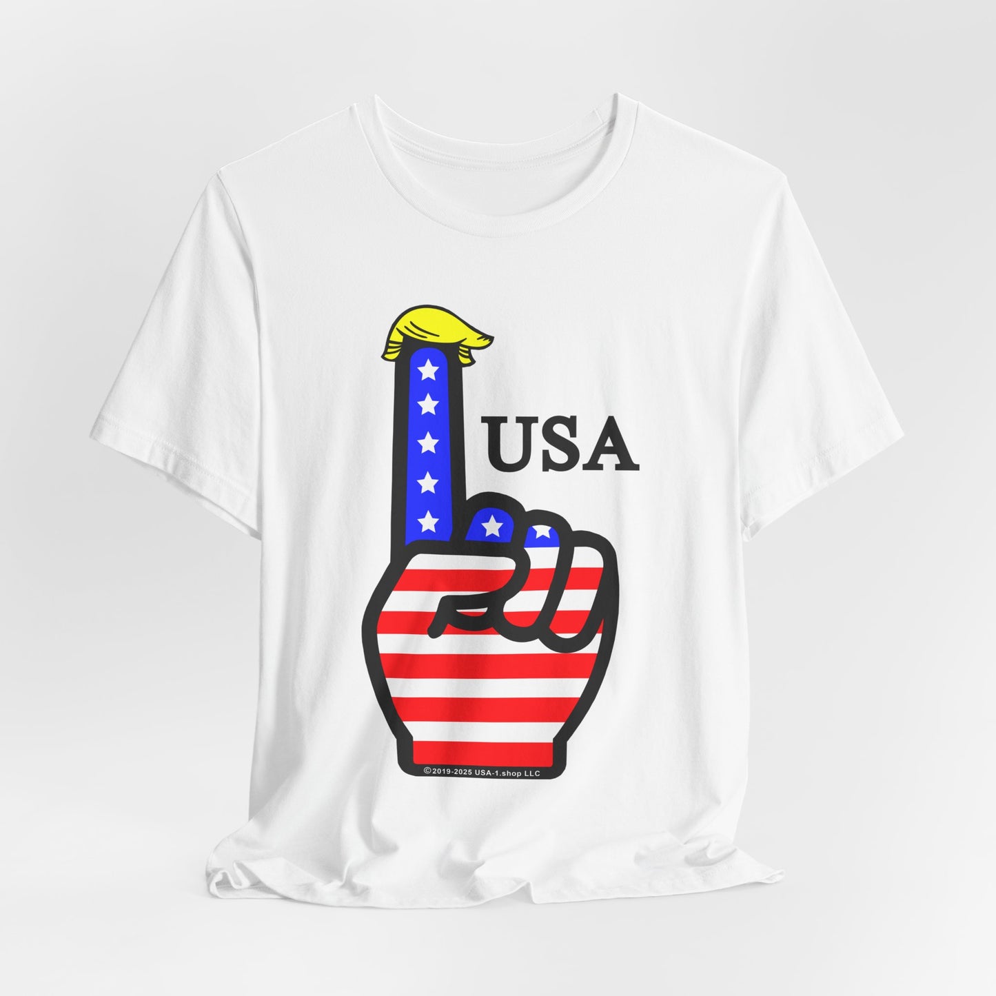 USA-1 Themed Men's Short Sleeve Shirt