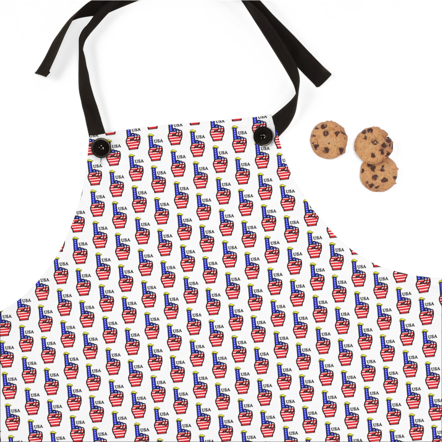 USA-1 Themed Style 2 Apron, Fun Cooking Gift for Her, Party Apron, BBQ Accessory, Foodie Gift for Election Party