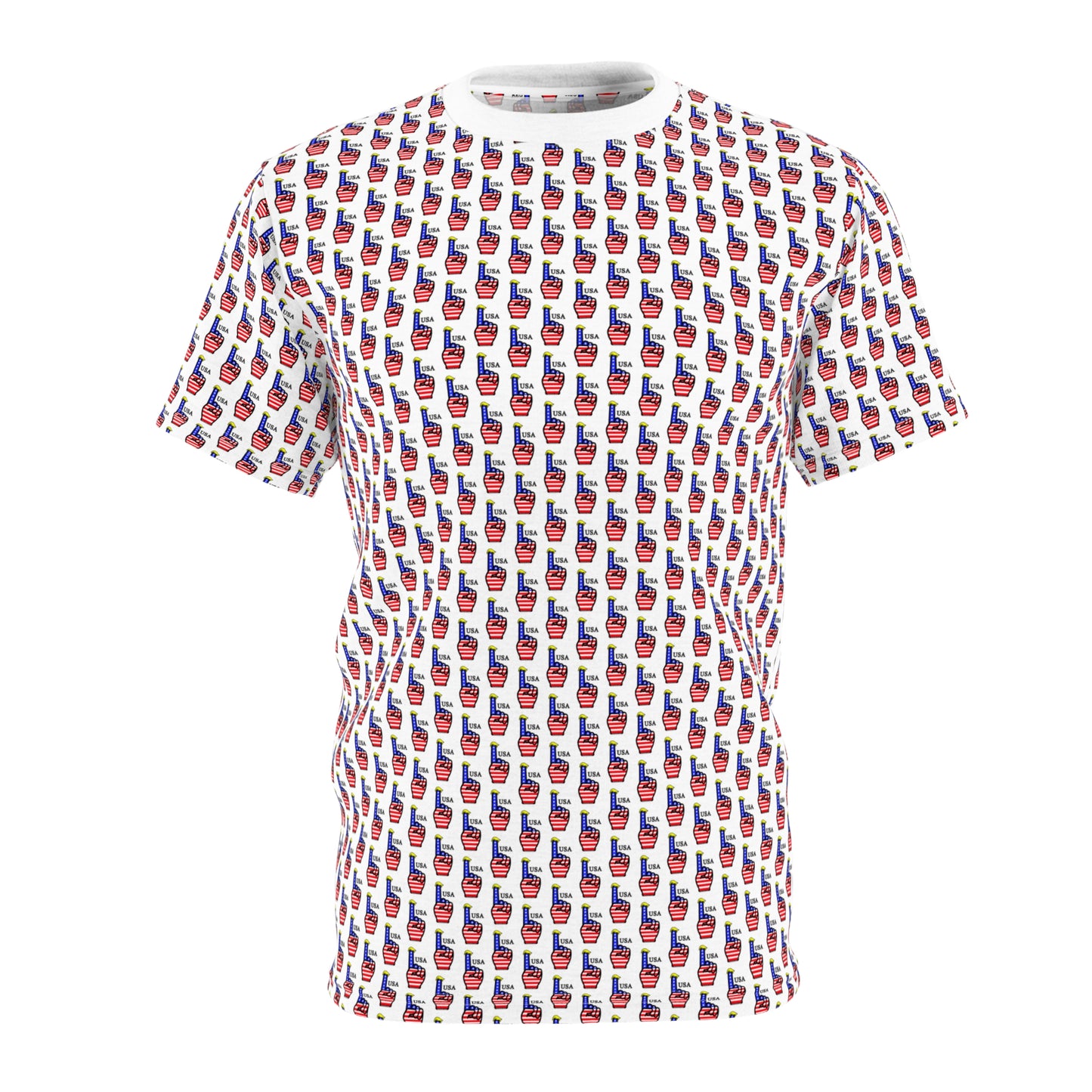 USA-1 Themed Patterned Tee for Him, Fun Graphic Shirt for Everyday Wear, Perfect Gift for Friends, Summer Festivals, Casual Outfits, Unique [...]