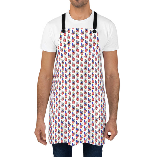 USA-1 Themed Style 2 Apron, Fun Cooking Gift for Him, BBQ Accessory, Foodie Gift for Election Party (Copy)