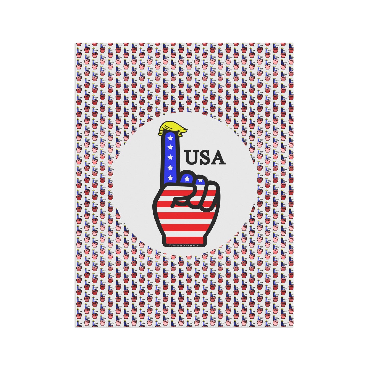 USA-1 Themed Style 2 Flag Garden Banner, Patriotic Yard Decor, Fourth of July Decoration, Outdoor Flag, American Theme Banner