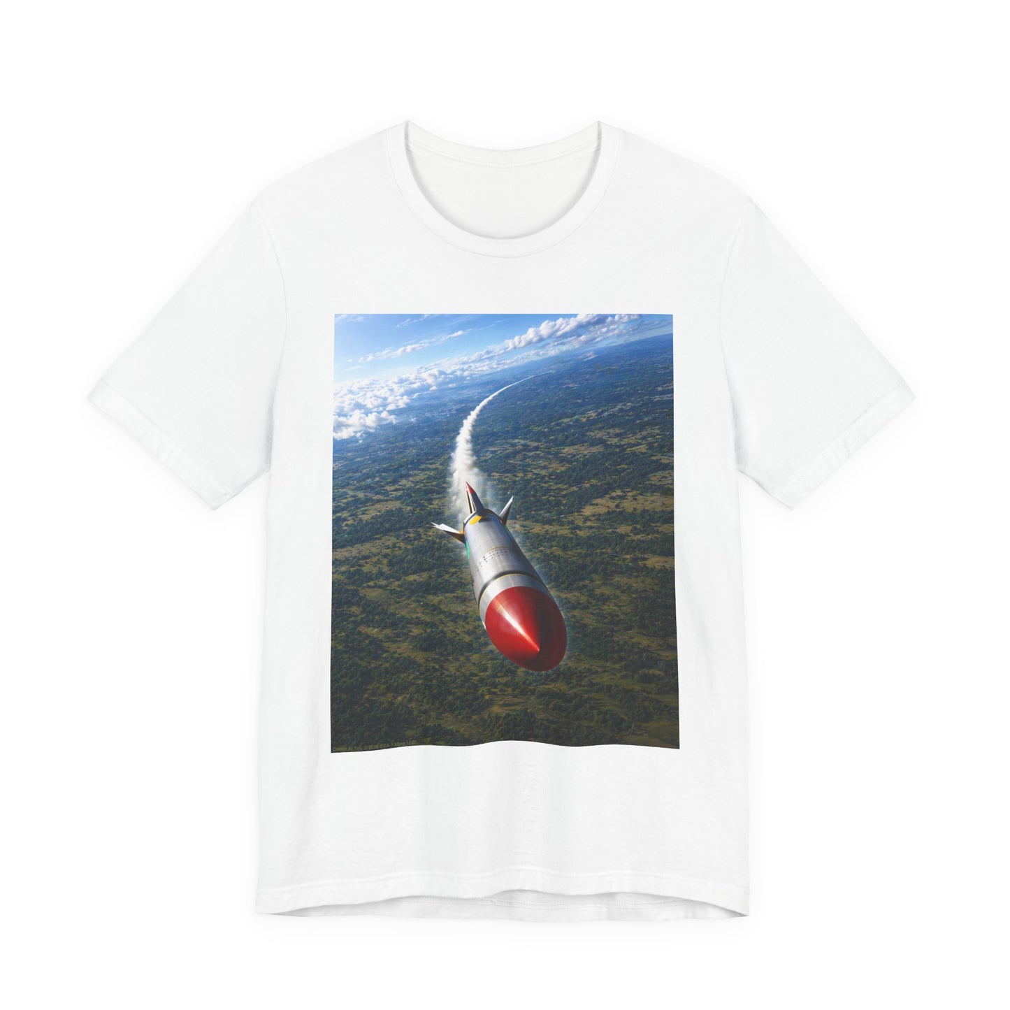 Comin At You on Classic White T - Front Side Print