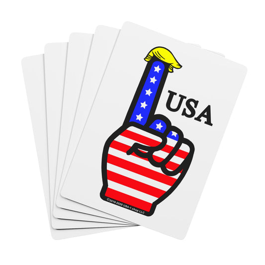 USA-1 Themed Poker Playing Card Set, Unique Deck for Game Night, Vintage Style Playing Cards, Family Fun, Gift for Poker Lovers, Casino Decor