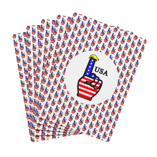USA-1 Themed Poker Playing Card Set, Unique Deck for Game Night, Vintage Style Playing Cards, Family Fun, Gift for Poker Lovers, Casino Decor