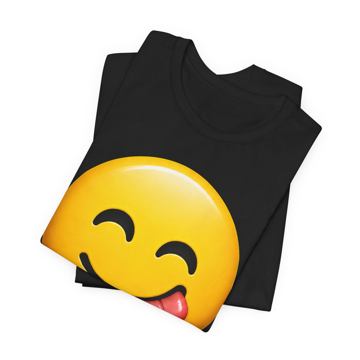 Yummy on Classic Black T - FRONT SIDE PRINT