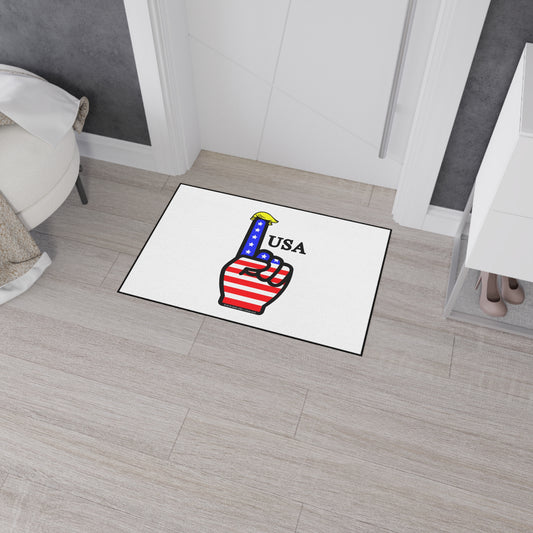 USA-1 Themed Style 1 Heavy Duty Floor Mat, Durable Entrance Rug, American Flag Decor, Sports Theme Mat, Indoor/Outdoor Welcome Mat