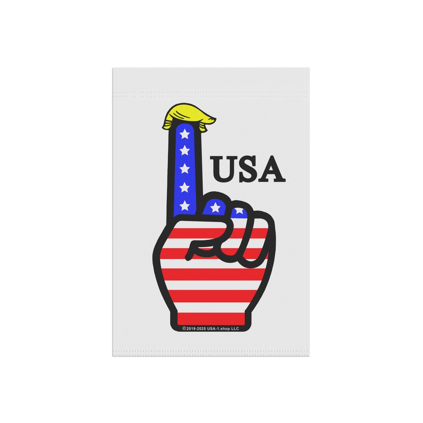 USA-1 Themed Style 1 Flag Garden Banner, Patriotic Yard Decor, Fourth of July Decoration, Outdoor Flag, American Theme Banner