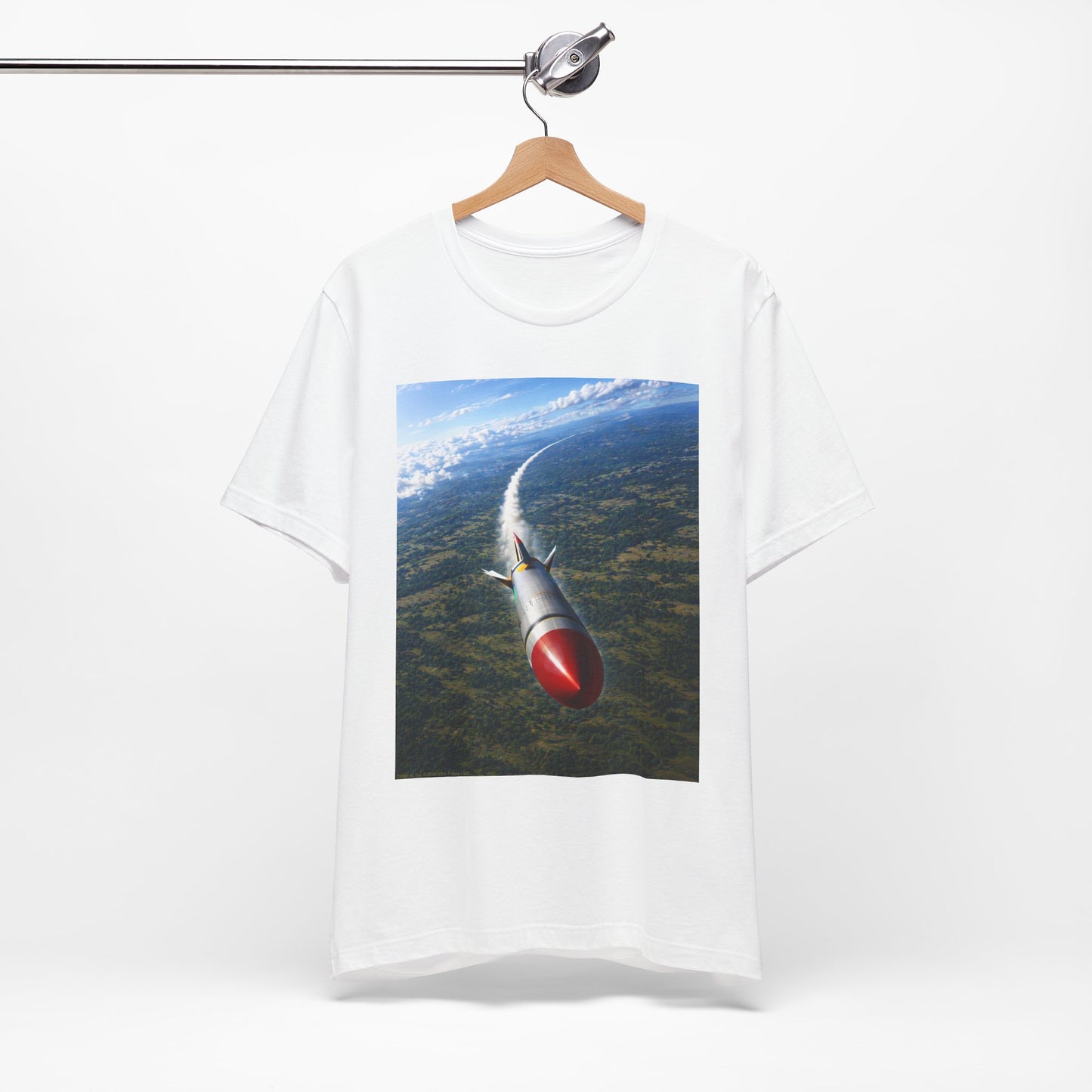 Comin At You on Classic White T - Front Side Print