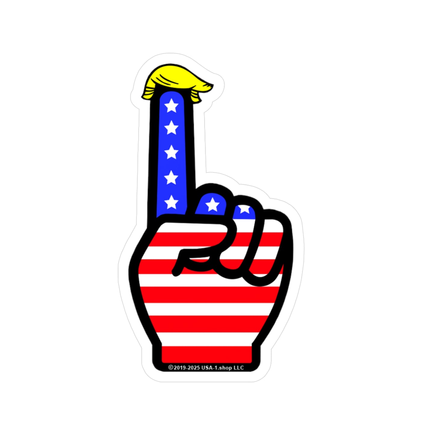 USA-1 Themed Kiss-Cut Vinyl Decals