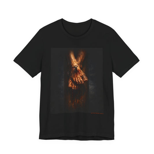 Good Friday on Classic Black T - Front Side Print