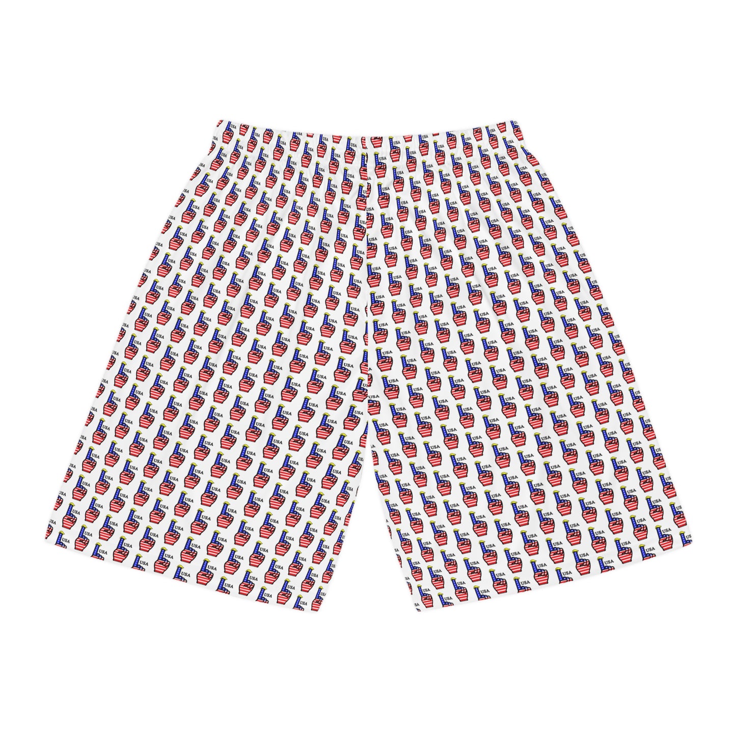 USA-1 Themed Basketball Shorts, Athletic Wear, Sports Apparel, Workout Gear, Gym Shorts, Gift for Basketball Player