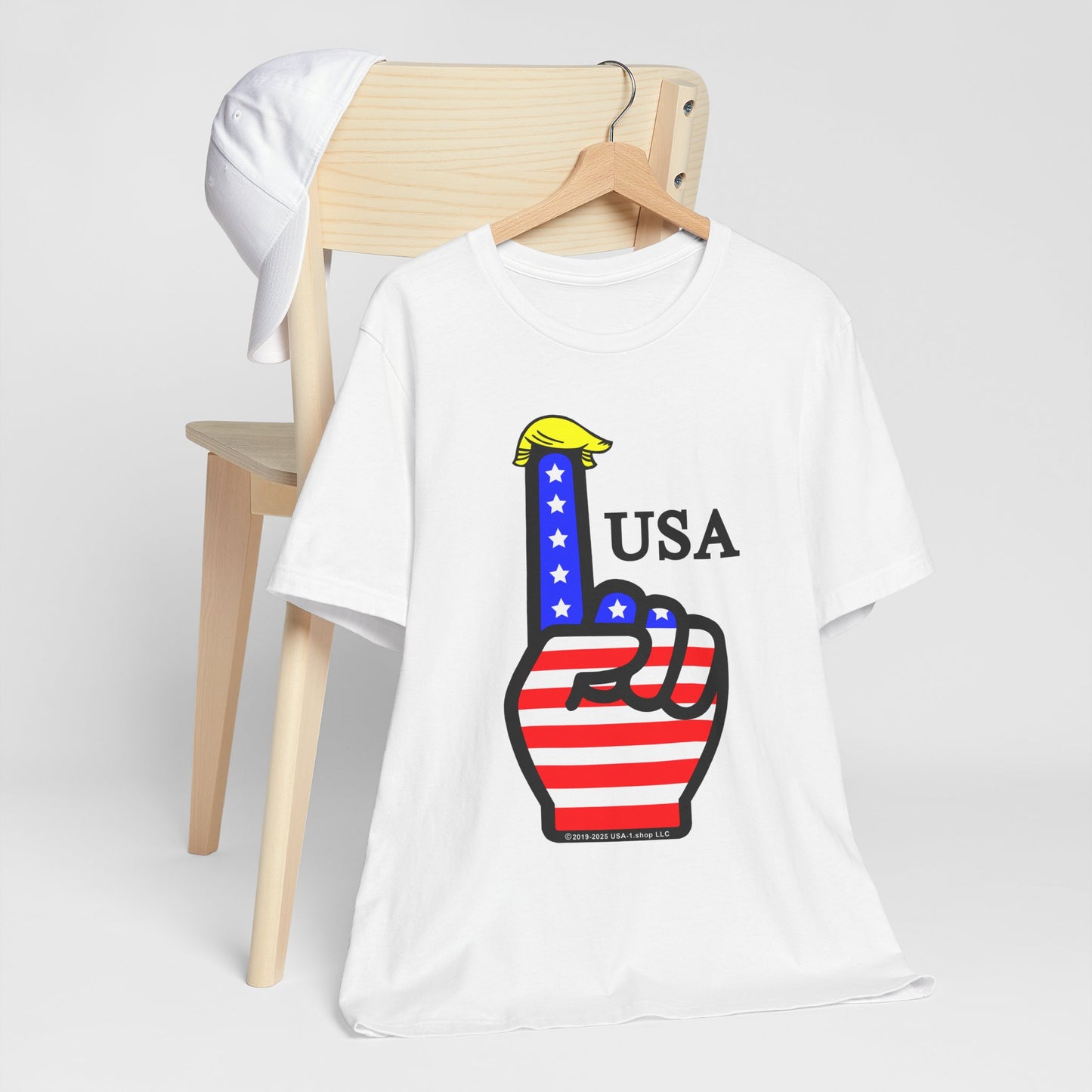USA-1 Themed Men's Short Sleeve Shirt