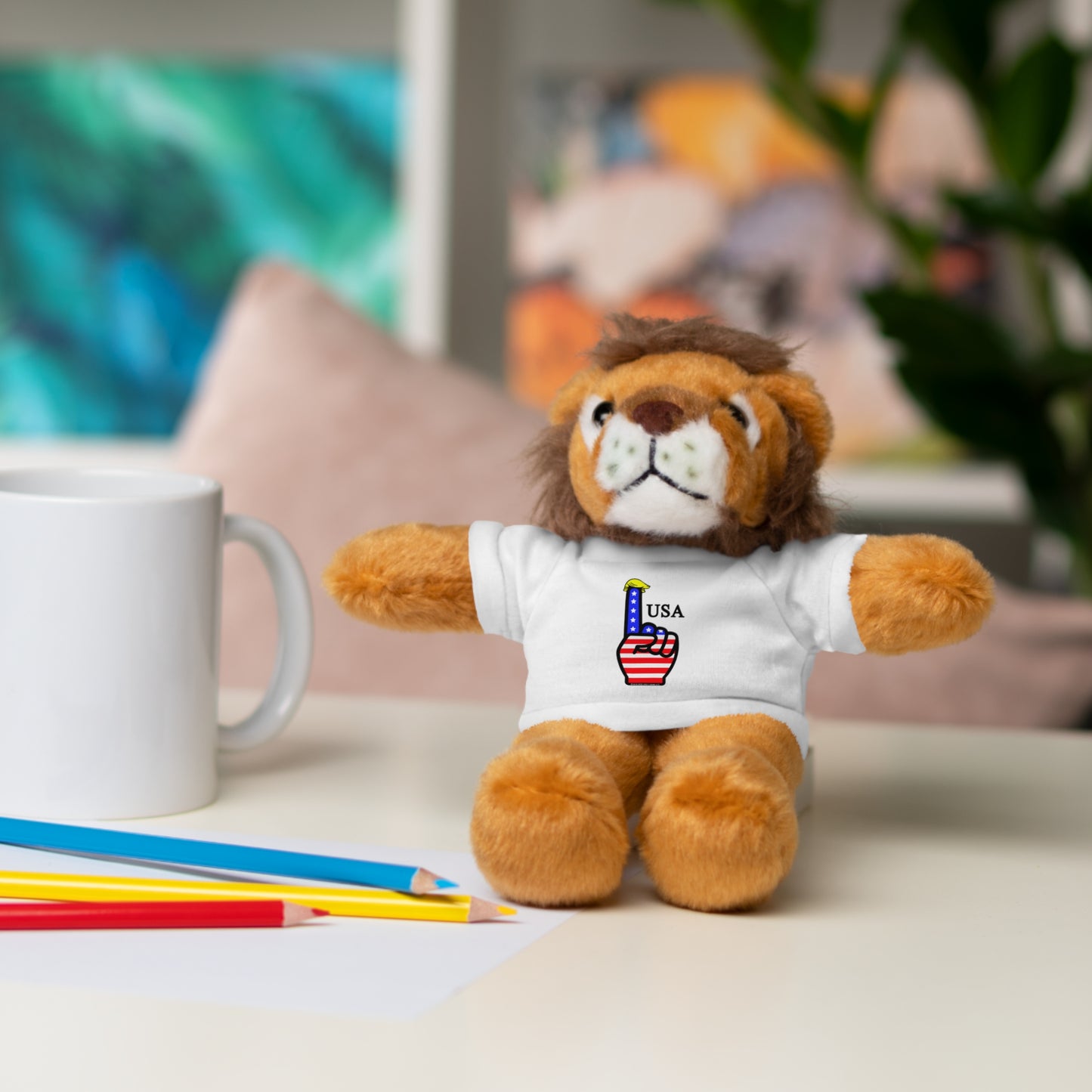 USA-1 Themed Stuffed Animals with Tee
