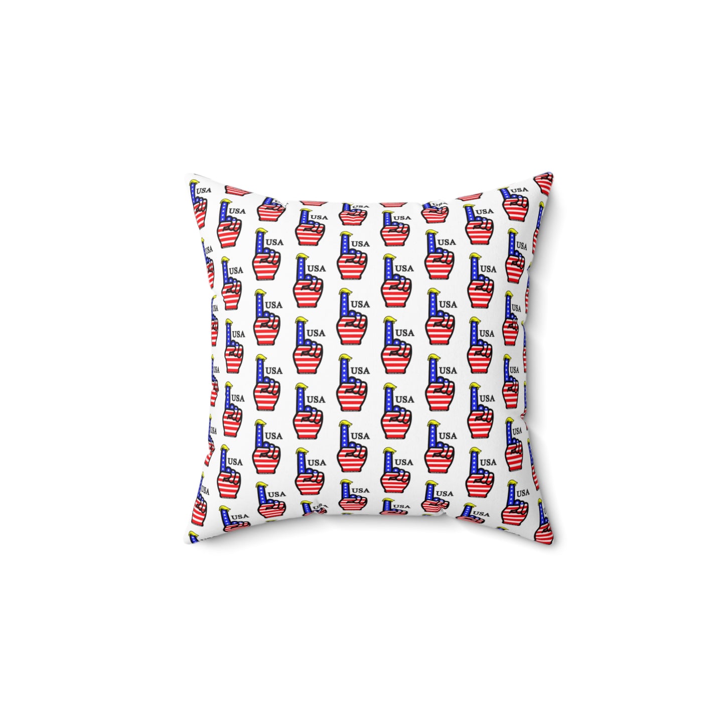 USA-1 Themed Spun Polyester Square Pillow