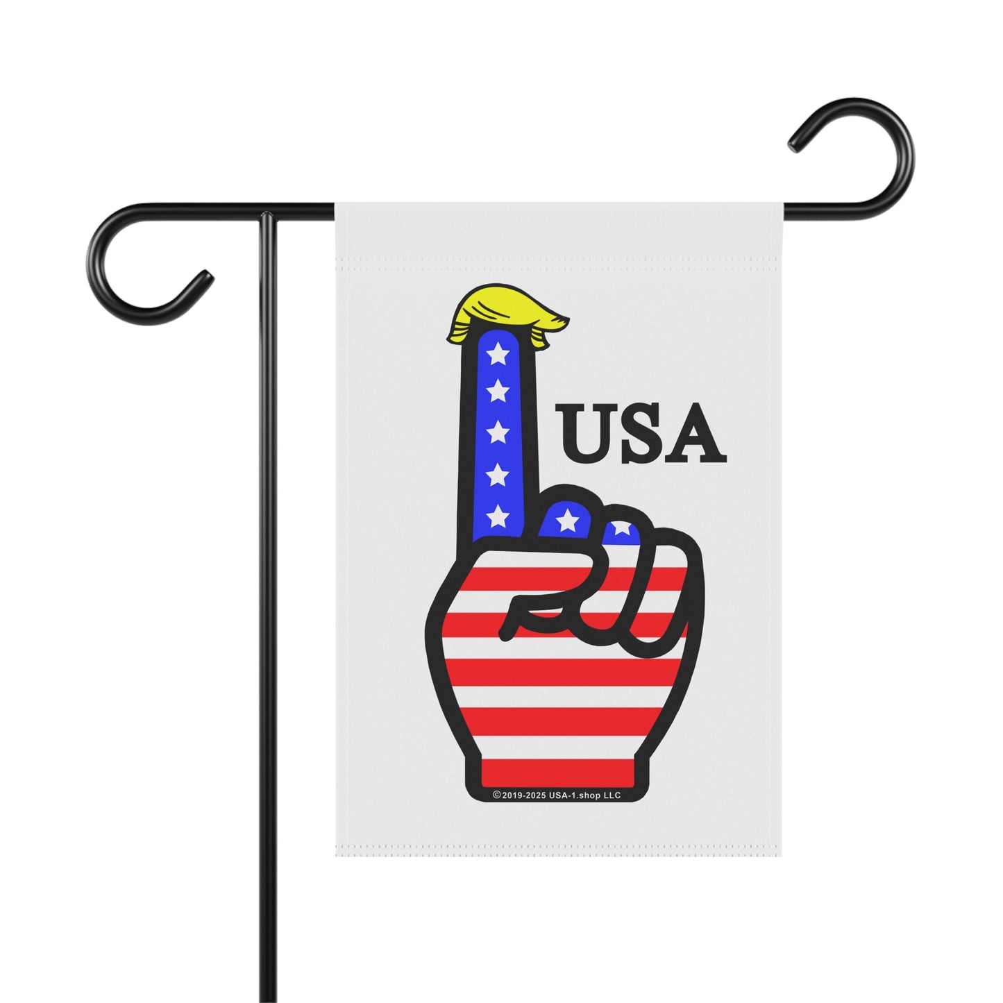 USA-1 Themed Style 1 Flag Garden Banner, Patriotic Yard Decor, Fourth of July Decoration, Outdoor Flag, American Theme Banner