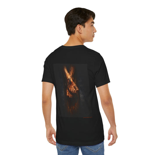 Good Friday on Classic Black T - Back Side Print