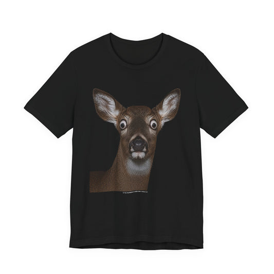In The Headlights on Classic Black T - Front Side Print