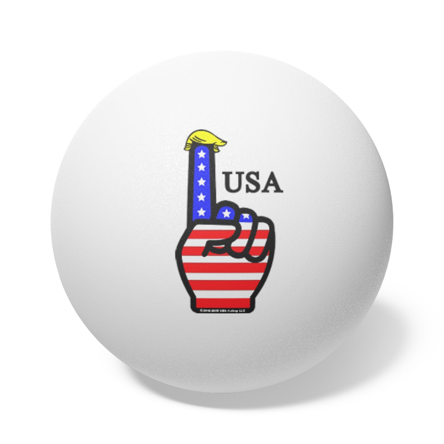 USA-1 Themed Ping Pong Balls Set, Fun Sports Party Favors, Game Night Accessories, American Themed Table Games