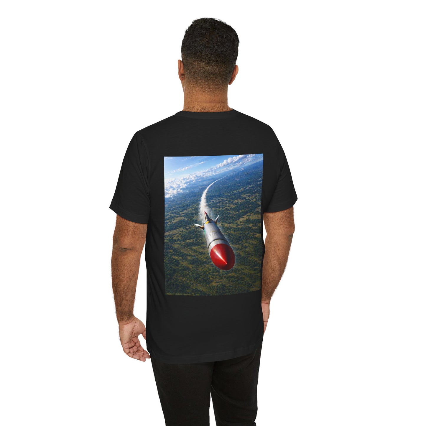 Comin At You on Classic Black T - Back Side Print