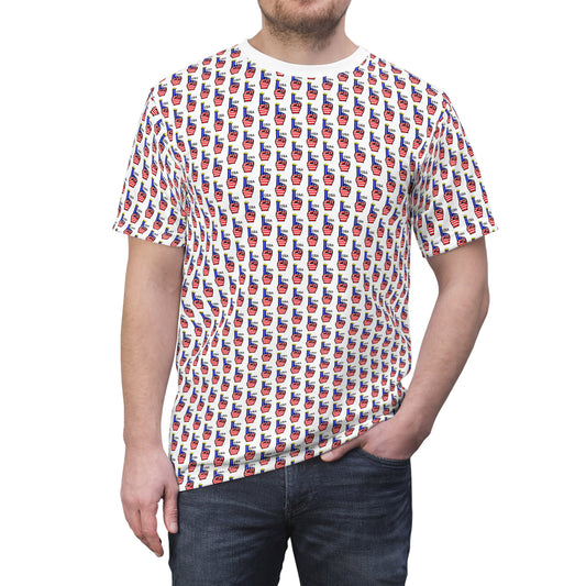 USA-1 Themed Patterned Tee for Him, Fun Graphic Shirt for Everyday Wear, Perfect Gift for Friends, Summer Festivals, Casual Outfits, Unique [...]
