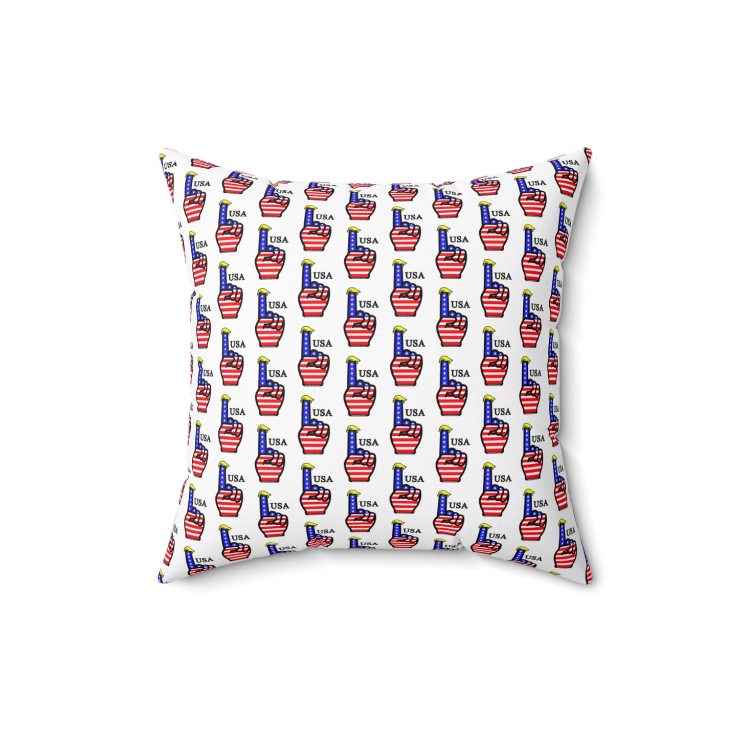 USA-1 Themed Spun Polyester Square Pillow
