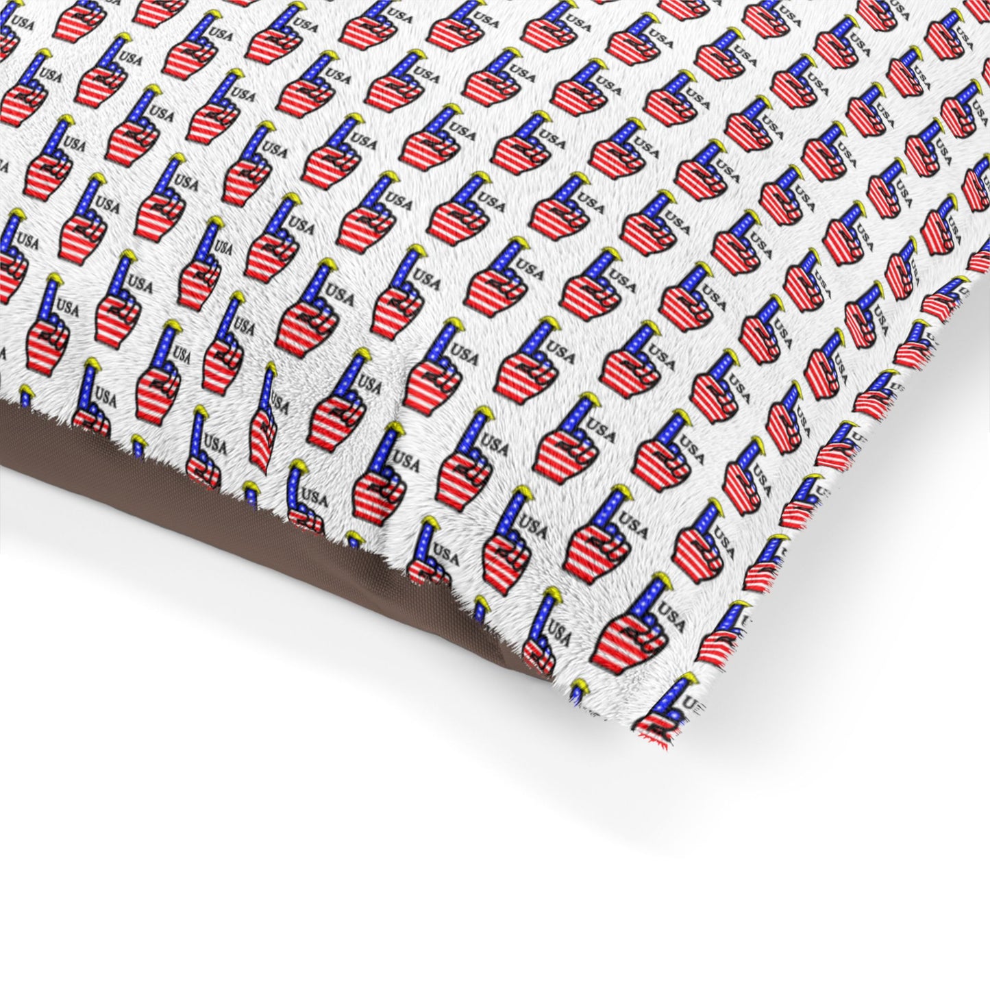 USA-1 Themed Pet Bed, Comfortable Dog Bed, Cat Bed,  Pet Cushion, Ideal for July 4th, Pet Lovers Gift