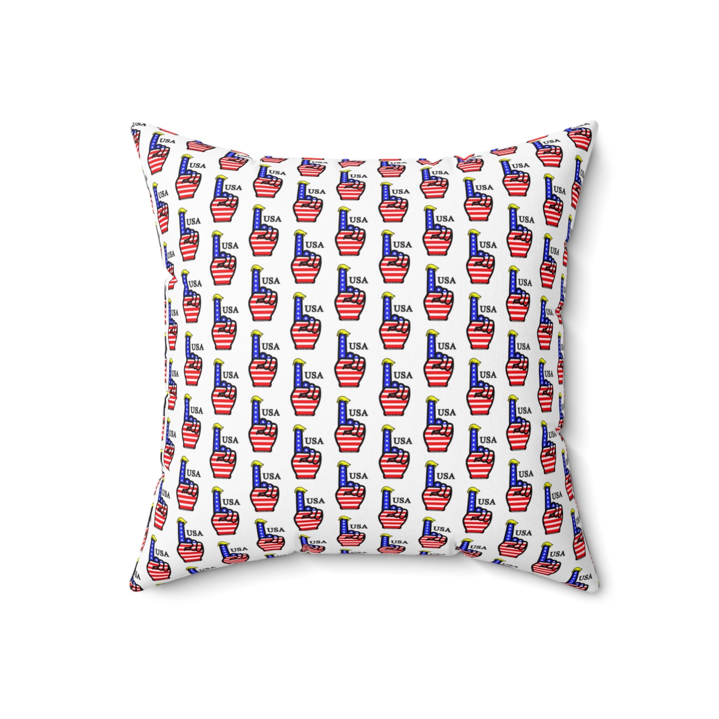 USA-1 Themed Spun Polyester Square Pillow
