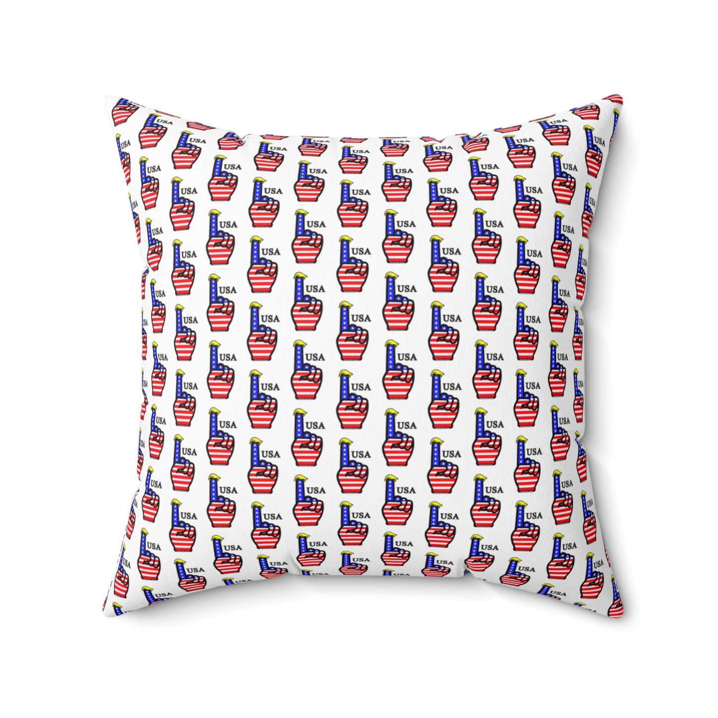 USA-1 Themed Spun Polyester Square Pillow