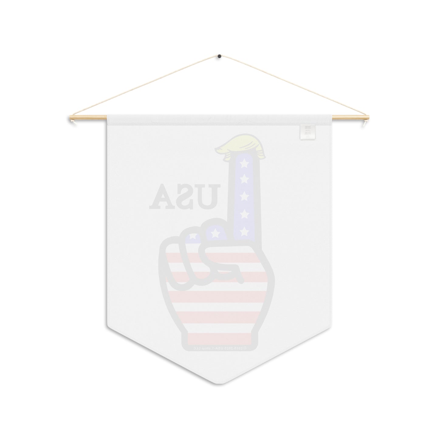 USA-1 Themed Style 1 Pennant, American Decor, Sports Fan Banner, Fourth of July Decoration, Wall Hanging for Home