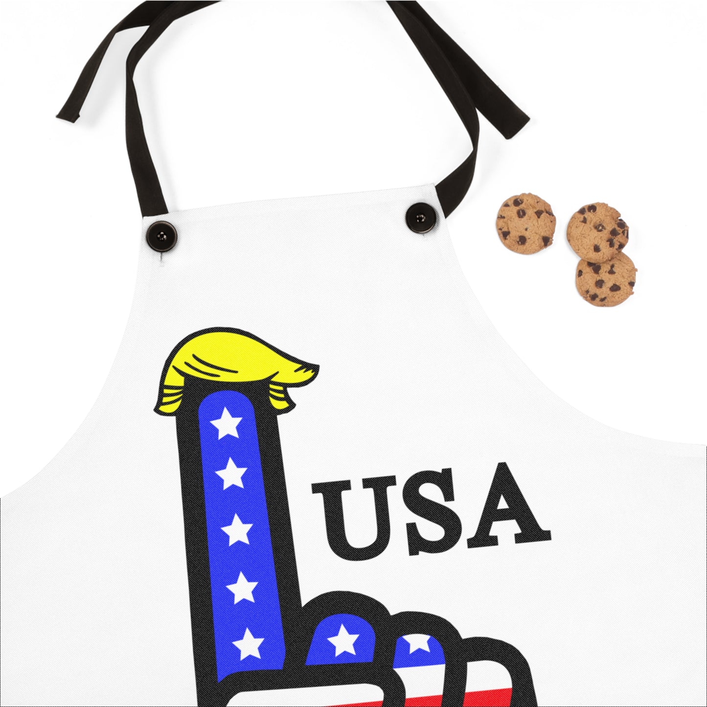 USA-1 Themed Style 1 Apron, Fun Cooking Gift for Her, Party Apron, BBQ Accessory, Foodie Gift for Election Party