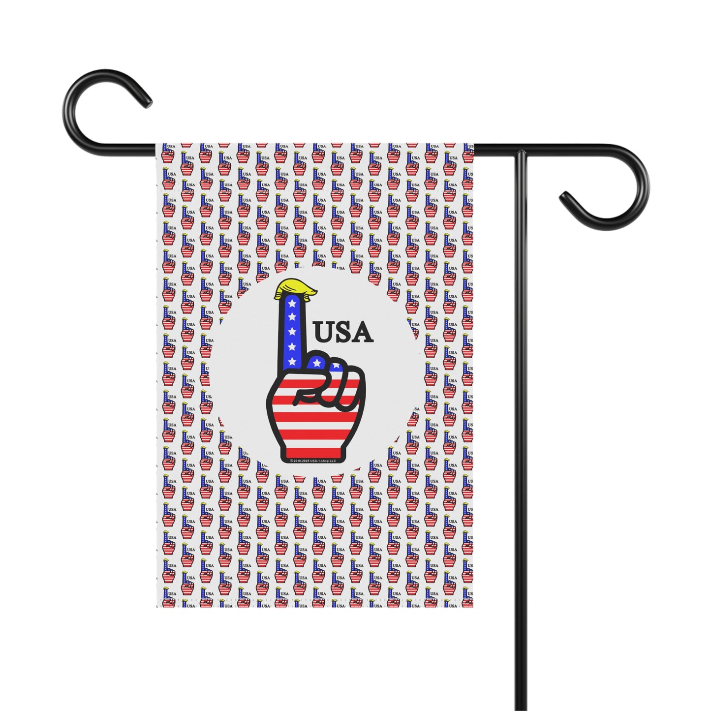 USA-1 Themed Style 2 Flag Garden Banner, Patriotic Yard Decor, Fourth of July Decoration, Outdoor Flag, American Theme Banner