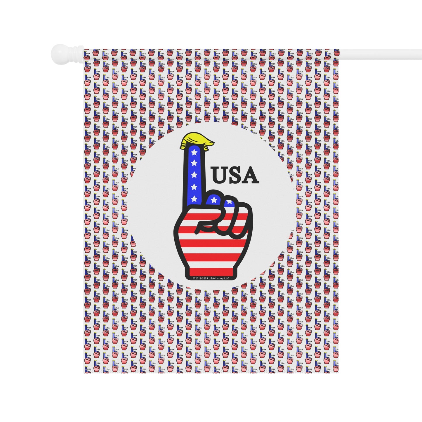 USA-1 Themed Style 2 Flag Garden Banner, Patriotic Yard Decor, Fourth of July Decoration, Outdoor Flag, American Theme Banner