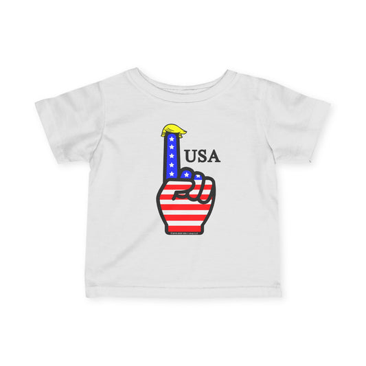 USA-1 Themed Infant Fine Jersey Tee