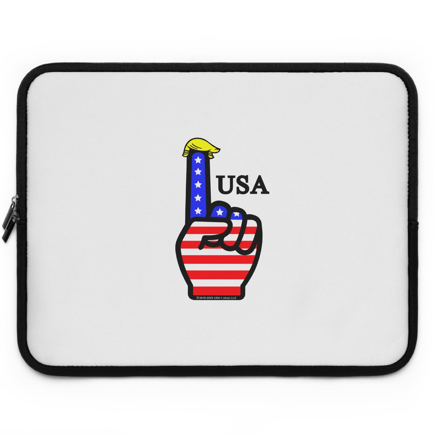 USA-1 Themed Style 1 Laptop Sleeve - Perfect for Students, Professionals, and Holidays like Independence Day, 4th of July, USA Pride