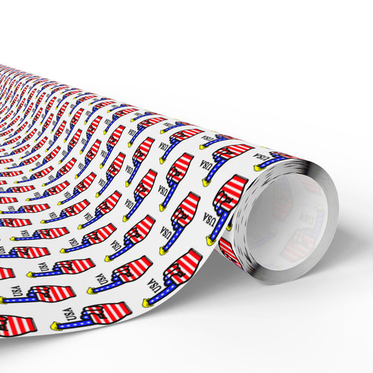 USA-1 Themed Whimsical Wrapping Papers for Every Occasion, Gift Wrap, Holiday Decor, Birthday, Celebrations, Festive Events, Unique Gift Wrapping