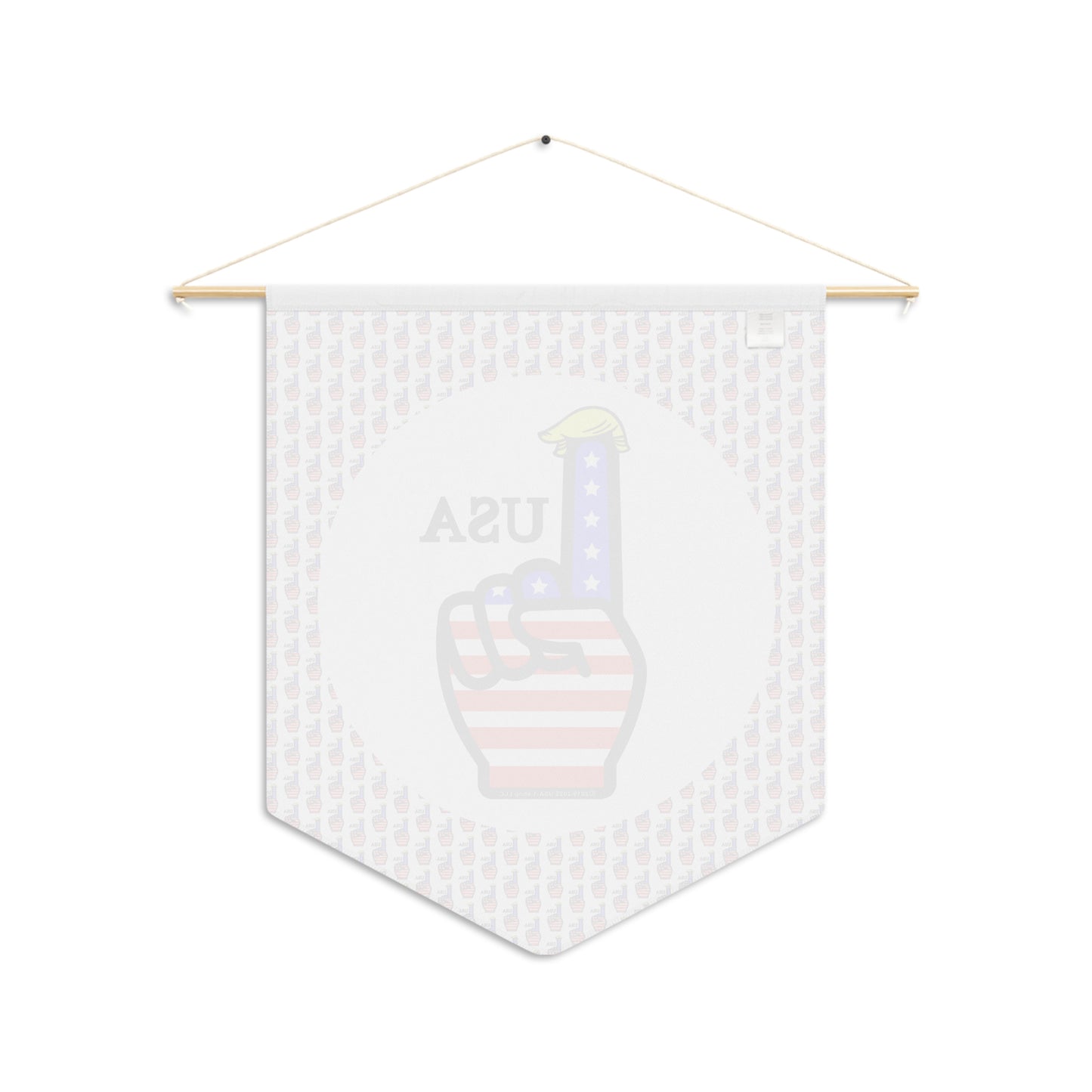 USA-1 Themed Style 2 Pennant, Sports Fan Banner, Fourth of July Decoration, Wall Hanging for Home