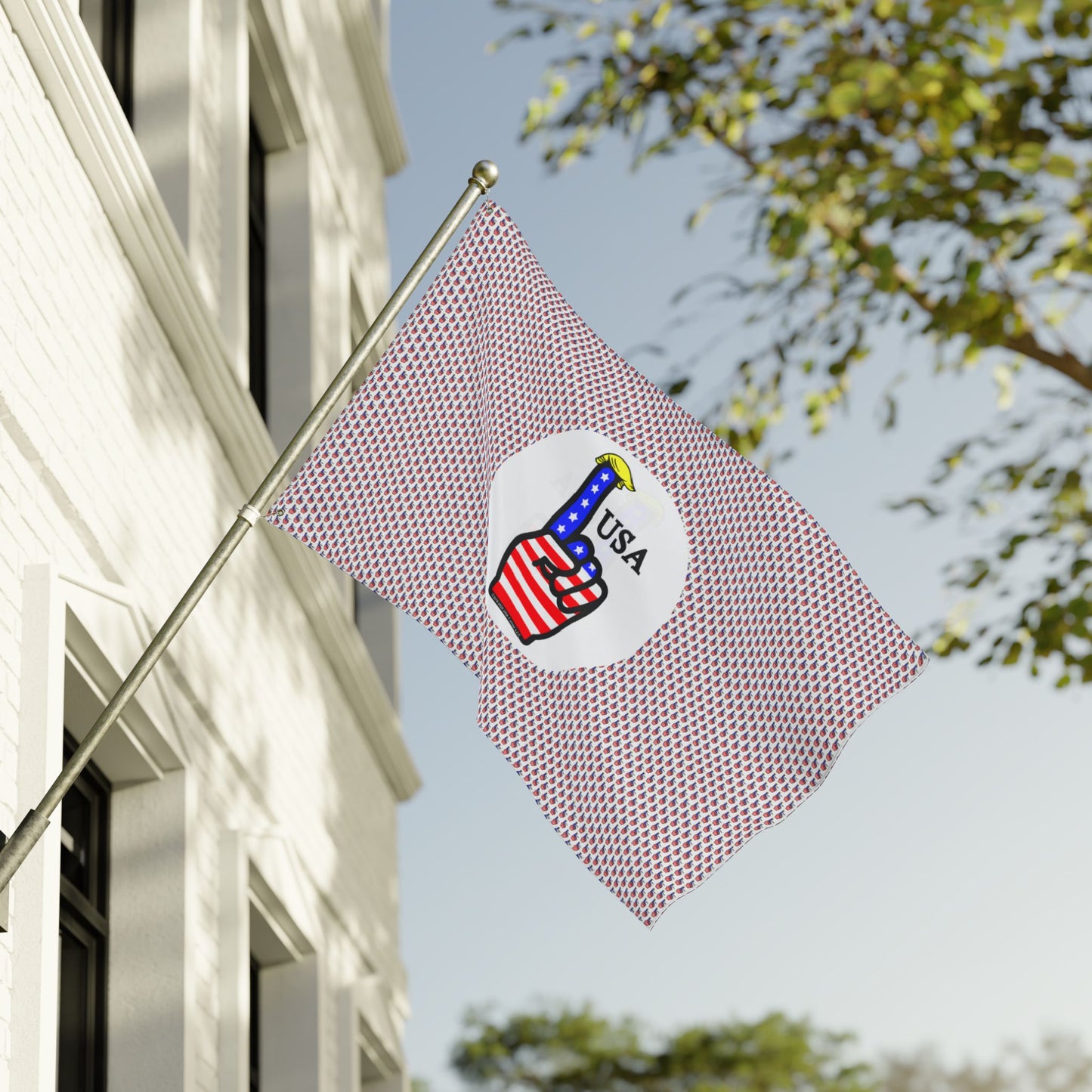 USA-1 Themed Style 2 Double-Sided Flag for Celebrations, Patriotic Decor, Sports Events, Home Garden, Outdoor Activities