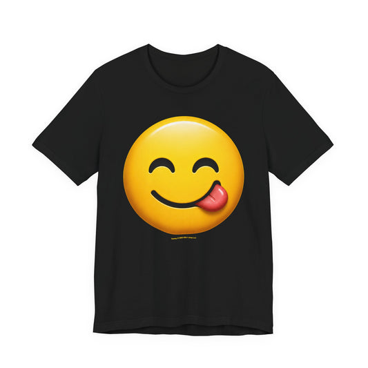 Yummy on Classic Black T - FRONT SIDE PRINT