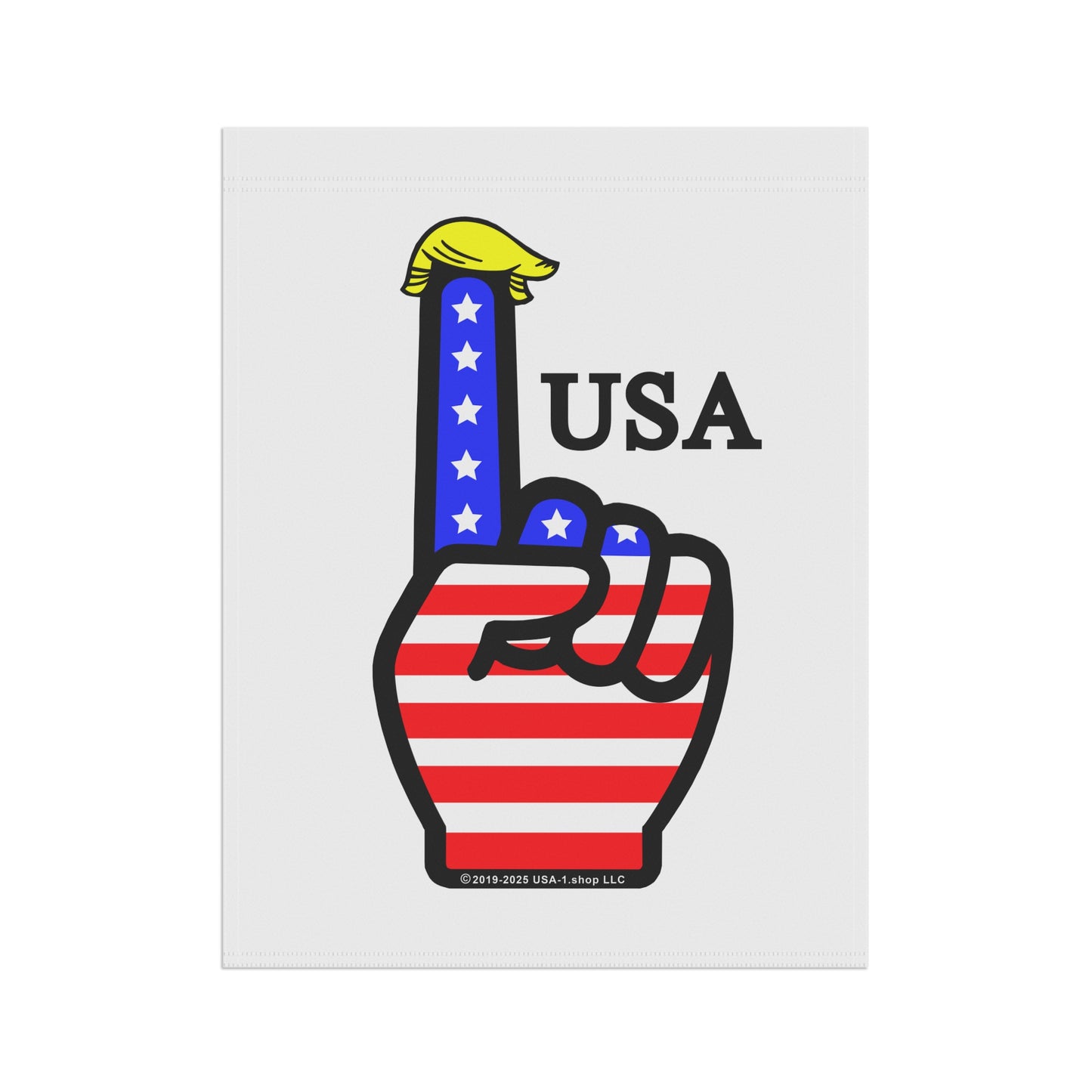 USA-1 Themed Style 1 Flag Garden Banner, Patriotic Yard Decor, Fourth of July Decoration, Outdoor Flag, American Theme Banner