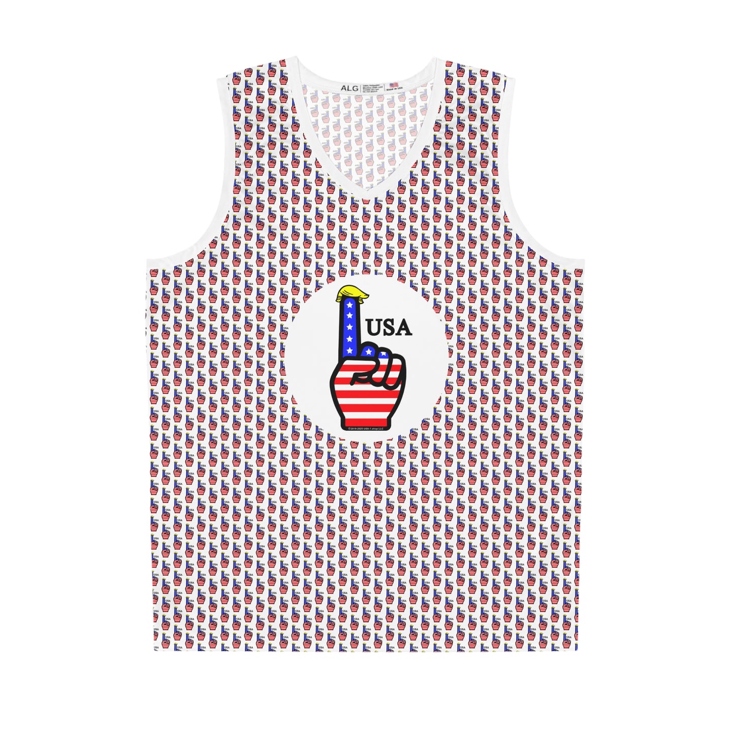 USA-1 Themed Basketball Jersey, USA Sports Tank, Independence Day Gift, Team Spirit Wear, Summer Sports Apparel
