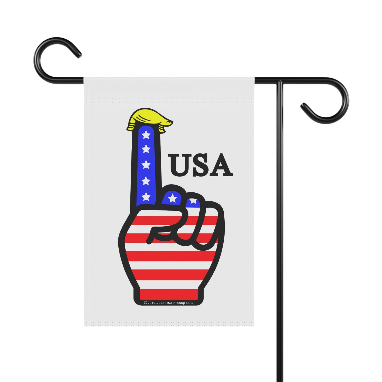 USA-1 Themed Style 1 Flag Garden Banner, Patriotic Yard Decor, Fourth of July Decoration, Outdoor Flag, American Theme Banner