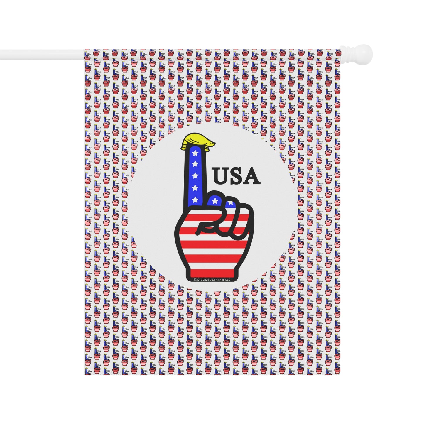 USA-1 Themed Style 2 Flag Garden Banner, Patriotic Yard Decor, Fourth of July Decoration, Outdoor Flag, American Theme Banner