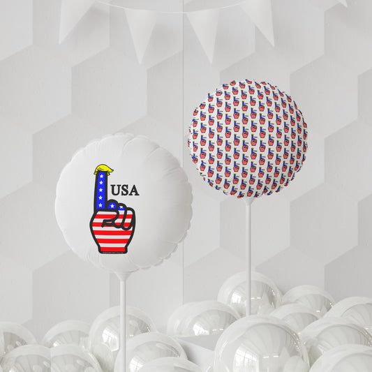 USA-1 Themed Style 2 Balloons, 4th of July Decor, USA Celebration Balloons, Event Party Supplies, Independence Day Decorations