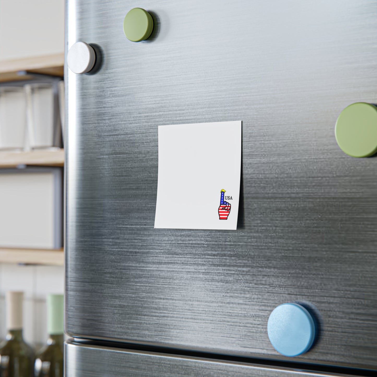 USA-1 Themed Post-it® Note Pads, Fun Desk Accessories, Cute Stationery Gifts, Reminder Notes, Flag Theme Pads