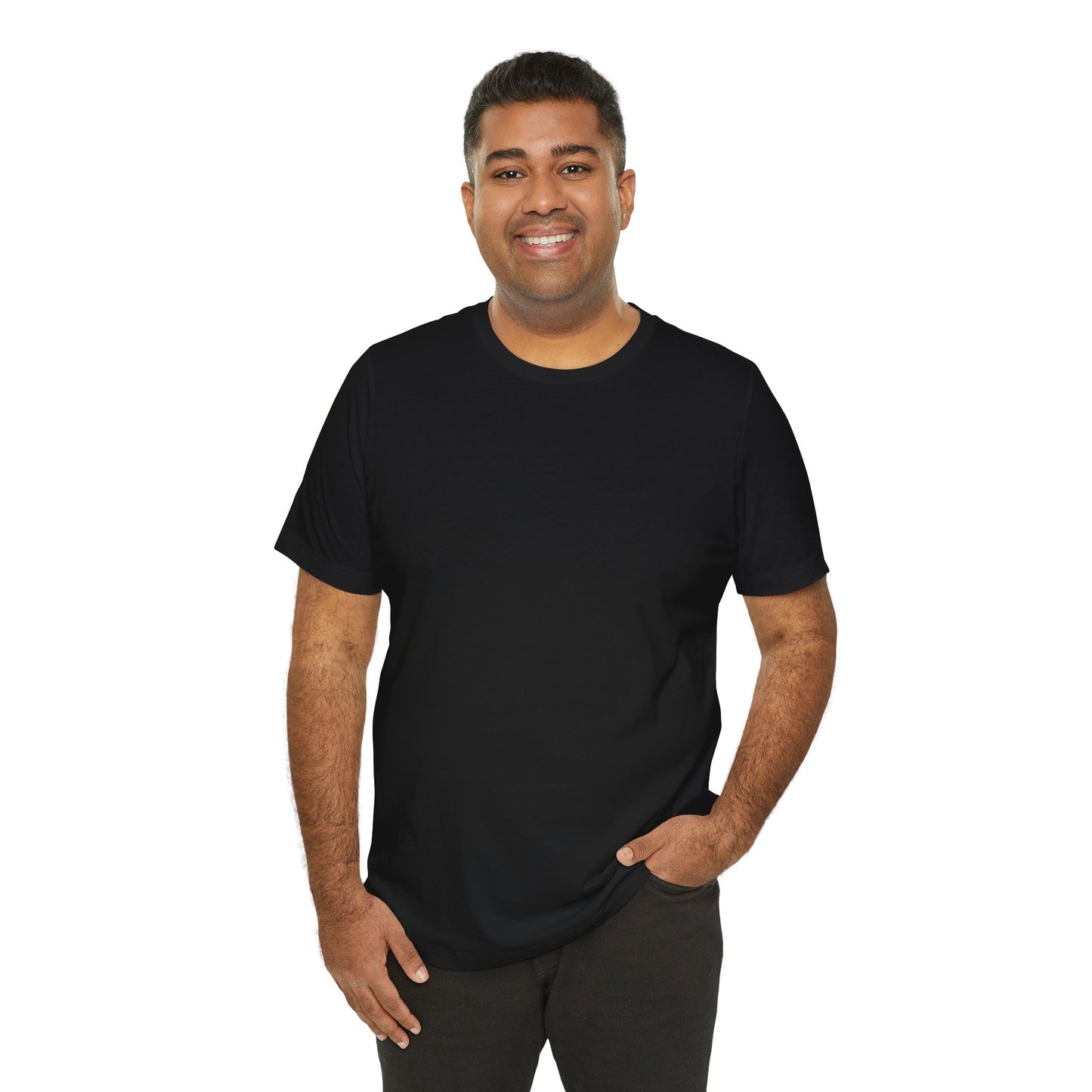 Welcome on Classic Black T - Back Side Print